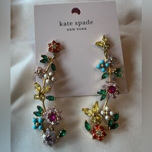 Kate Spade New Bloom linear earrings
